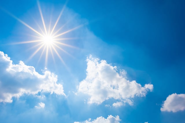 Sunny today with gentle breeze tomorrow some thundery outbreaks