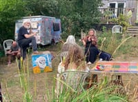 Calstock sculpture garden supports hospice