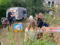 Calstock sculpture garden supports hospice