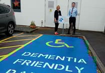 Tavistock health centre unveils new dementia parking