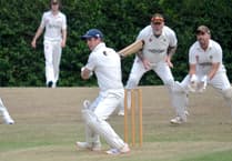 Both Bridestowe & Belstone CC teams looking over their shoulder