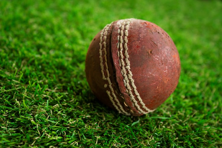 Stock image of cricket ball