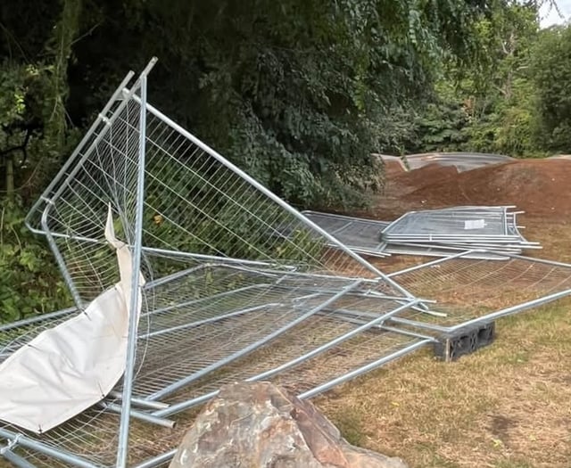 BMX track vandalised ahead of opening