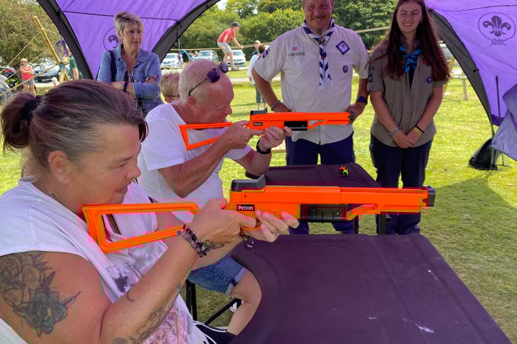 Even the adults had a good time at Yelverton Fun Day.