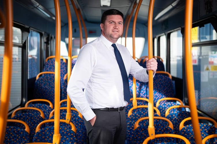 Under fire: Stagecoach South West MD Peter Knight is facing political and parental pressure reverse changes to school services.