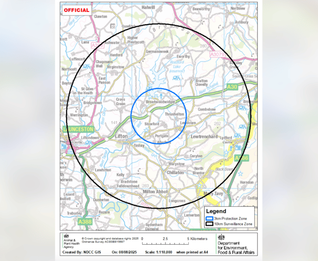 Avian flu warning issued in West Devon and North Cornwall 