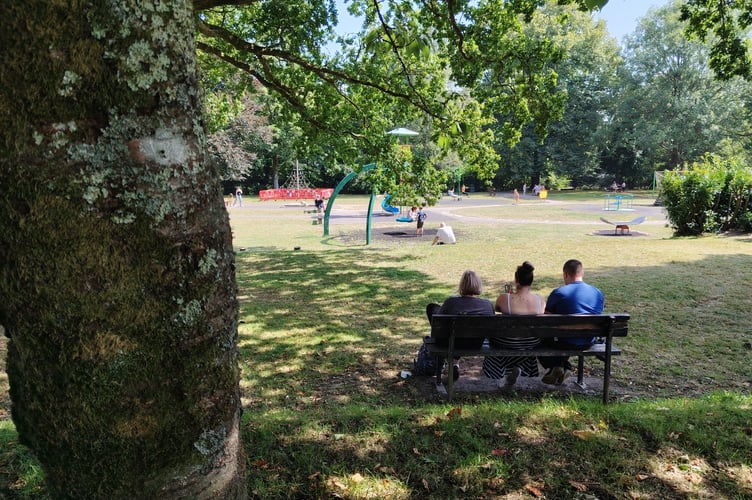 Tavistock Meadows is the perfect place to keep out of the afternoon sun during a summer heatwave.
