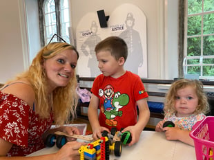 Children dig deep for mining ideas
