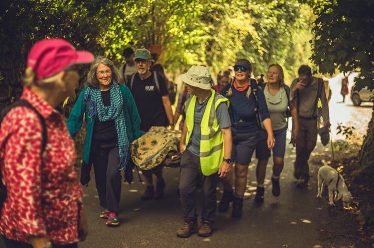 People from all walks of life came together for the pilgrimage on August 6. Credit: Glavind Strachan Photography/ Paul Harris