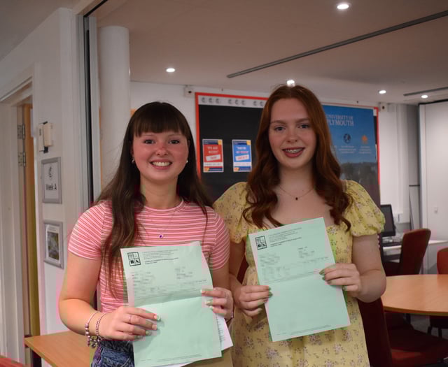 Callington students celebrate A-level triumph