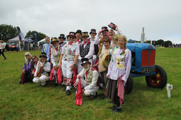 Some of the many talented Morris Dancers at the show. (Alan knows the name of the groups)