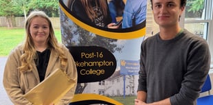 Okehampton College students collect A-level results 