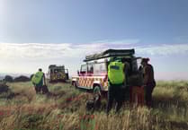 Hiker rescue on Dartmoor by Search and Rescue