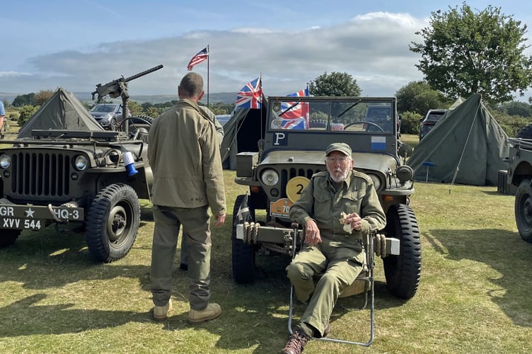 Getting into the spirit of the 1940's.