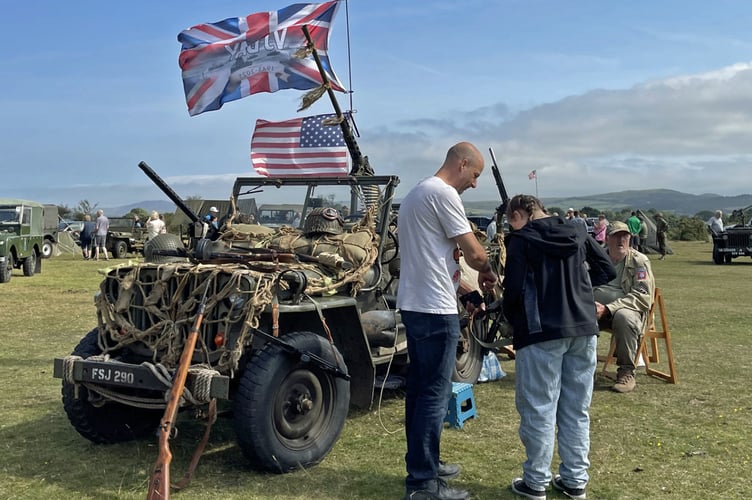 There was a large selection of lovingly restored military and vintage vehicles, all helping to turn back the clock to a different age.