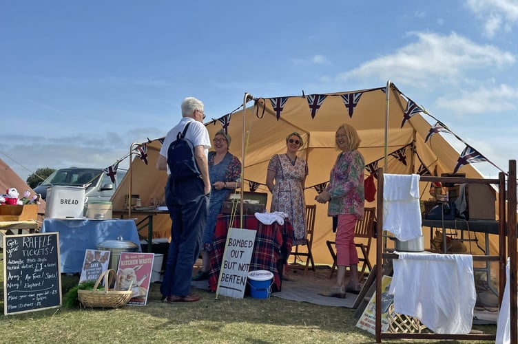 Smiles all round at the 1940's weekend.