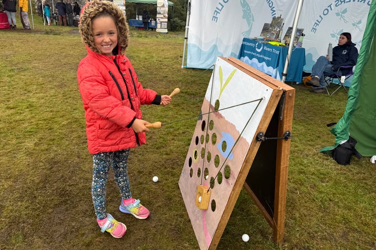 Big smiles at the Meldon Wildlife Festival.