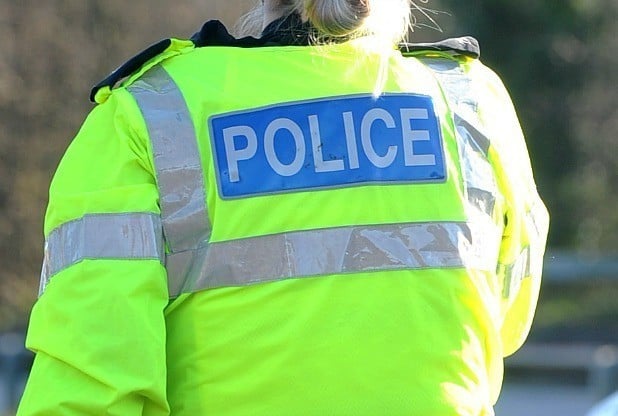 Motorbike rider hurt in collision near A386 junction