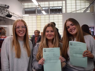 Students celebrate GCSE success at Callington Community College