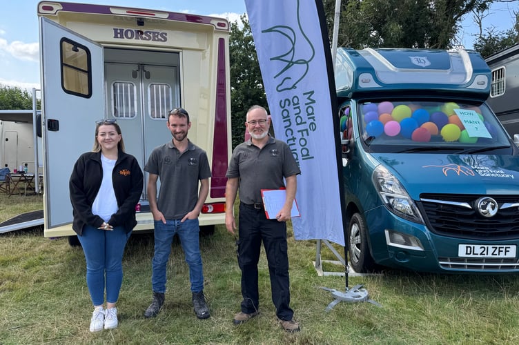 Hush Horseboxes from Tedburn St Mary ran a competition in aid of the Mare and Foal Sanctuary. AQ 0983