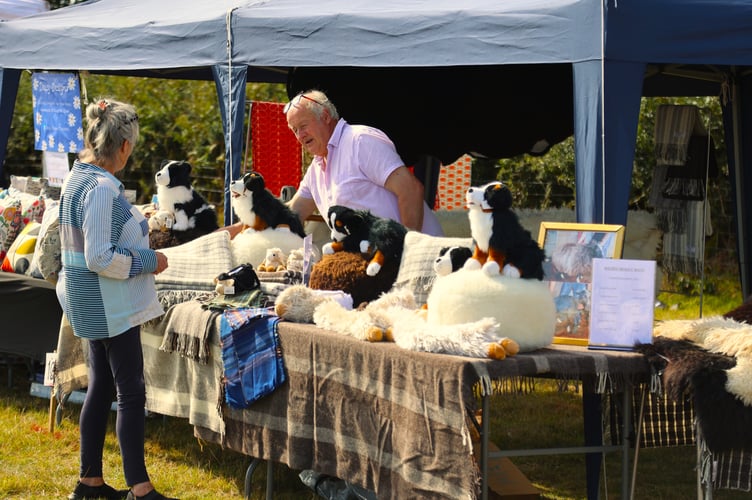 Woolly goodies for sale.