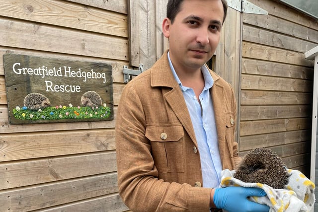 Hedgehog lover walks for West Devon sanctuary