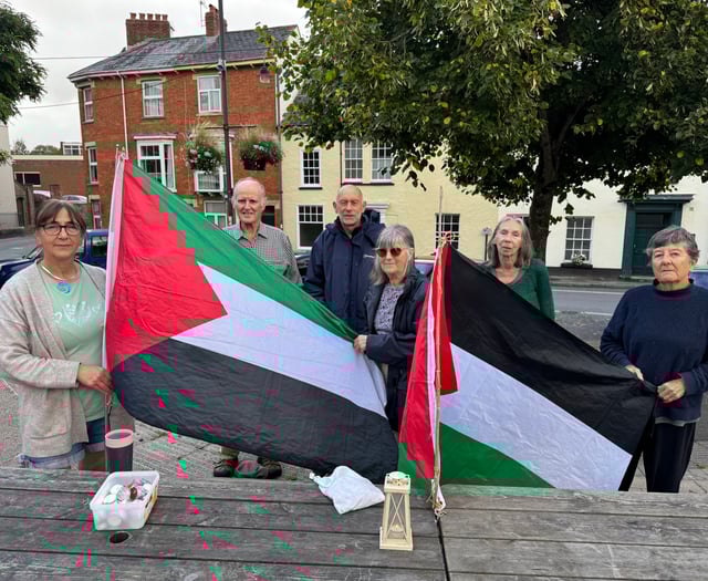 Crediton Palestine Group holding weekly vigils for Gaza
