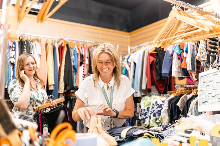 Local charity Children's Hospice South West is asking people to embrace Sustainable September, declutter at home, and shop for a charity shop bargain.