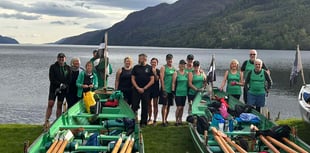 Cotehele Quay Gig Club in epic Loch Ness row