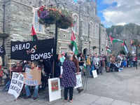Peace campaigners lobby county council