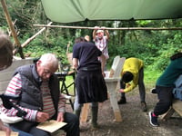 Bridging the age gap with woodland crafts