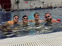 Otters make a splash at masters