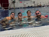 Otters make a splash at masters