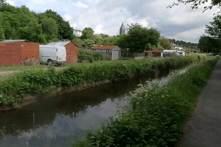 Canal Path next to Tavistock College.
