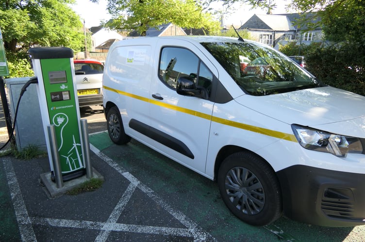 A council electric vehicle.