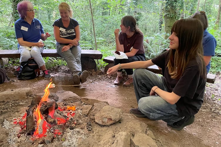 Tavistock memory and Tavistock youth cafes join forces round the campfire to help understand each other's experiences.