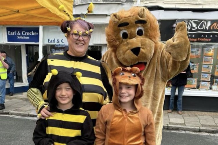 Creating a buzz at Callington Honey Fair.