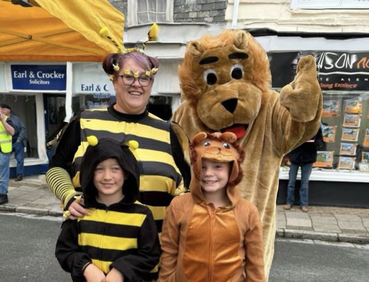Creating a buzz at Callington Honey Fair.