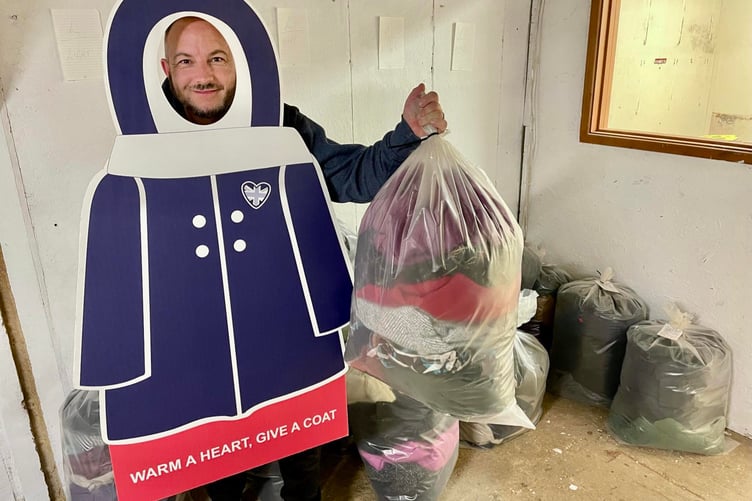 Local South East Cornwall Rotary Clubs are seeking donations again this year for their Wrap Up campaign providing second hand coats for those in need.