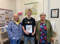 Dedicated young museum volunteer praised