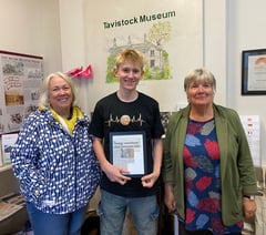  Dedicated young museum volunteer praised