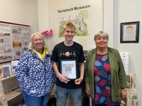  Dedicated young museum volunteer praised