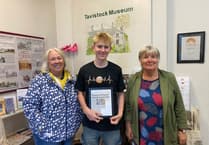 Tavistock young museum volunteer thanked