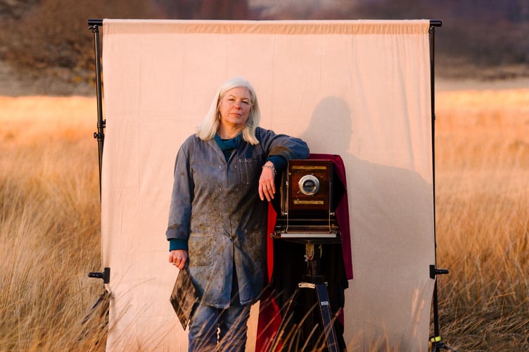 Nicky Thompson shoots striking wet-plate collodion portraits of her community. Photo: Suzy Bennett