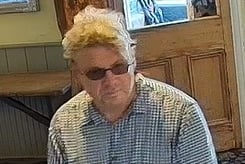Missing person Guy Nelson is seen here in a more recent image during a visit to St Dominick on September 5.