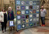 Cornwall’s Speak Their Name memorial quilt exhibited in Tamar Valley