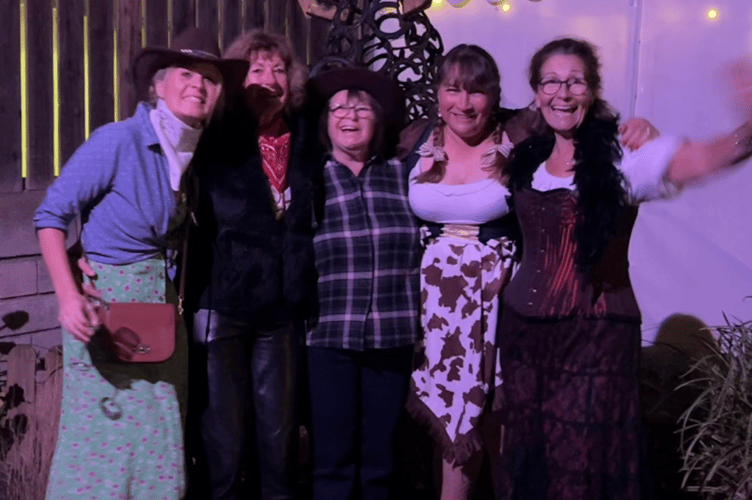 Michelle Downie, Carol Barkwell, Bridget Chisholm, Sadie Frankham and Emily Bowden. 