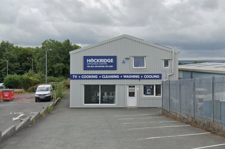 Hockridge Appliance Centre on Launceston's Pennygillam Industrial Estate. The firm is to open another shop in Tavistock in place of Towls on Brook Street.