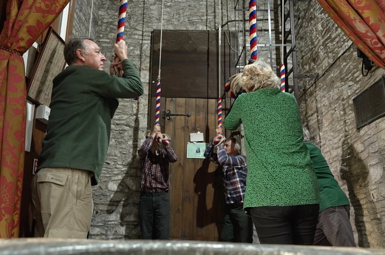Bellringing during last year's event.