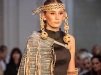 Teen model's dazzling catwalk debut